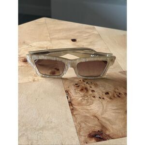 Le Specs Hero Alt Fit Sunglasses in Gold Glitter 53-18 145